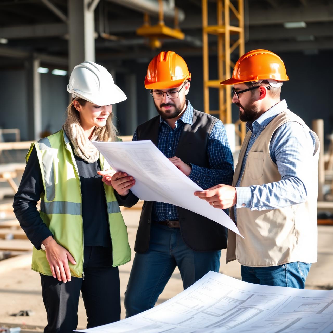 Equipe Ouro Construtora em obra
